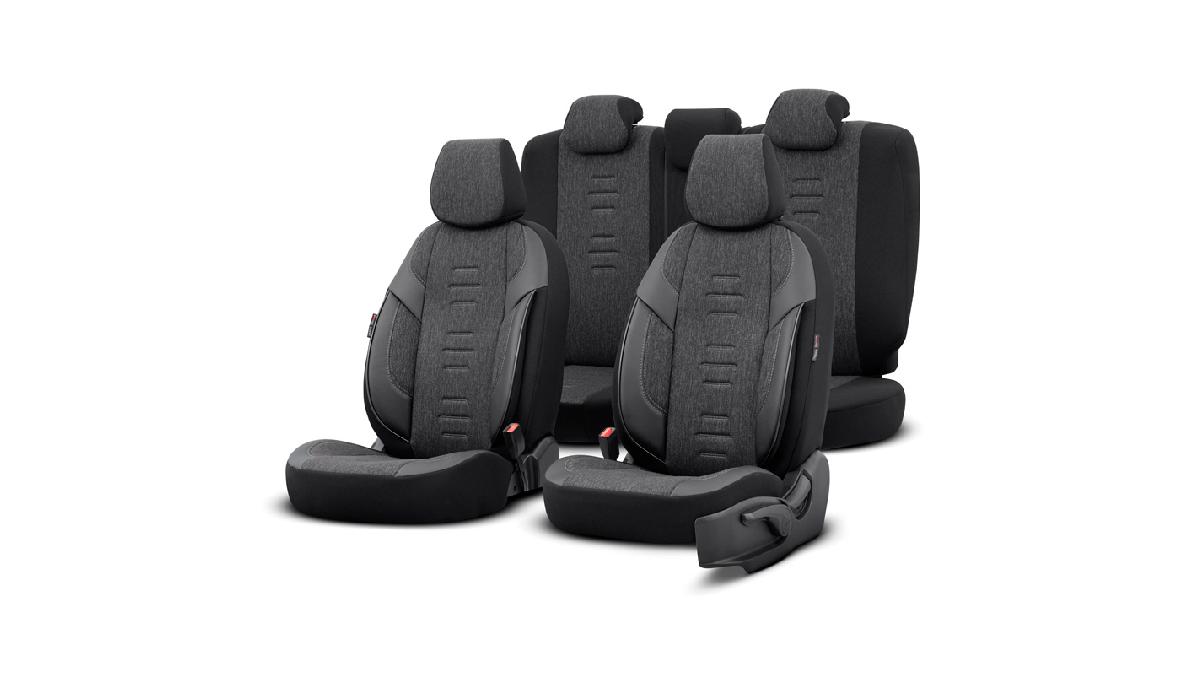 Housse+de+si%C3%A8ges+universel+en+toile%2Fcuir%2Ftextile+%27Throne%27+Noir%2FGris+-+11-pi%C3%A8ces+-+adapt%C3%A9+aux+Side-Airbags
